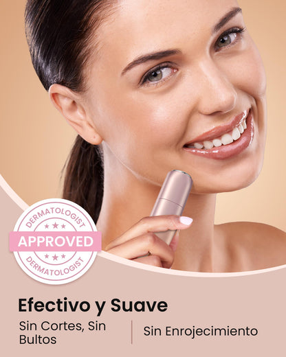 iFANZETECH Rasuradora Facial Mujer Afeitadora Facial: Mini Afeitadora Eléctrica, sin Dolor Elimina el Vello Cara, Labios, Barbilla, Mejillas, Frente, para Premaquillaje, USB-C Recargable, Regalo Mujer
