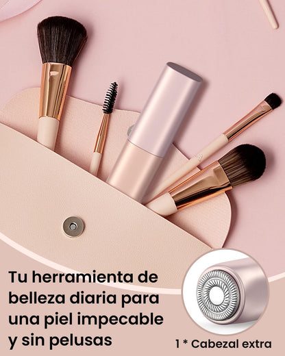 iFANZETECH Rasuradora Facial Mujer Afeitadora Facial: Mini Afeitadora Eléctrica, sin Dolor Elimina el Vello Cara, Labios, Barbilla, Mejillas, Frente, para Premaquillaje, USB-C Recargable, Regalo Mujer